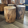 Log Side Table