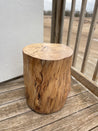 Pecan Log Side Table