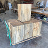 Wood Block Side Table